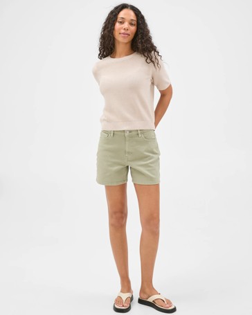 Cotton Rich Classic Denim Shorts