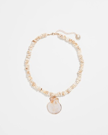 Acrylic Shell Pendant Necklace