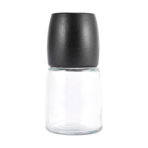 Glass Salt & Pepper Grinder, Black - Anko