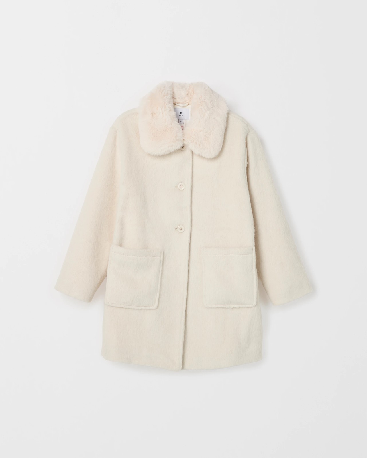 Longline Faux Fur Collar Coat 5 of 6