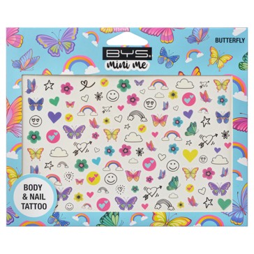 BYS Mini Me Body and Nail Tattoo - Butterfly
