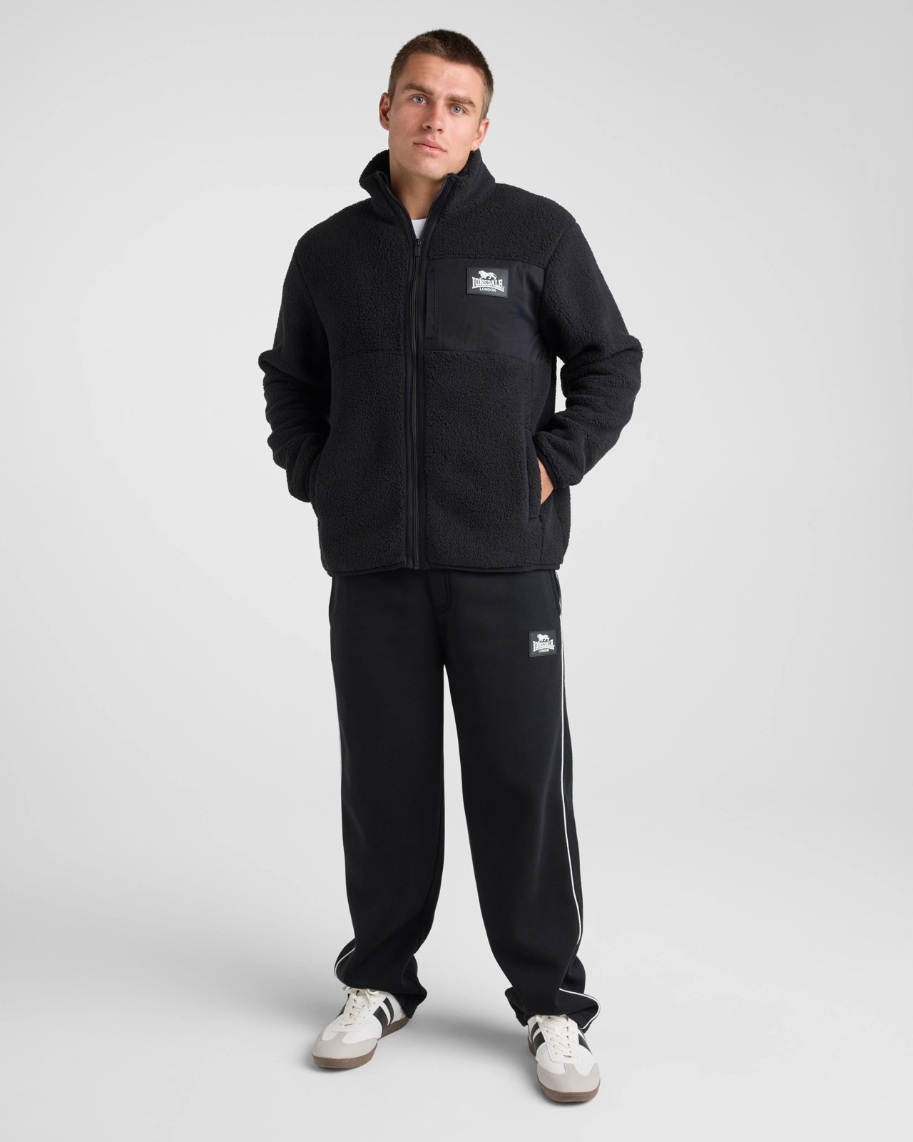 Lonsdale Men’s Sherpa Zip Thru Jacket 4 of 4