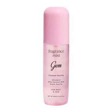 Gem Fragrance Mist 90ml - Coconut and Vanilla