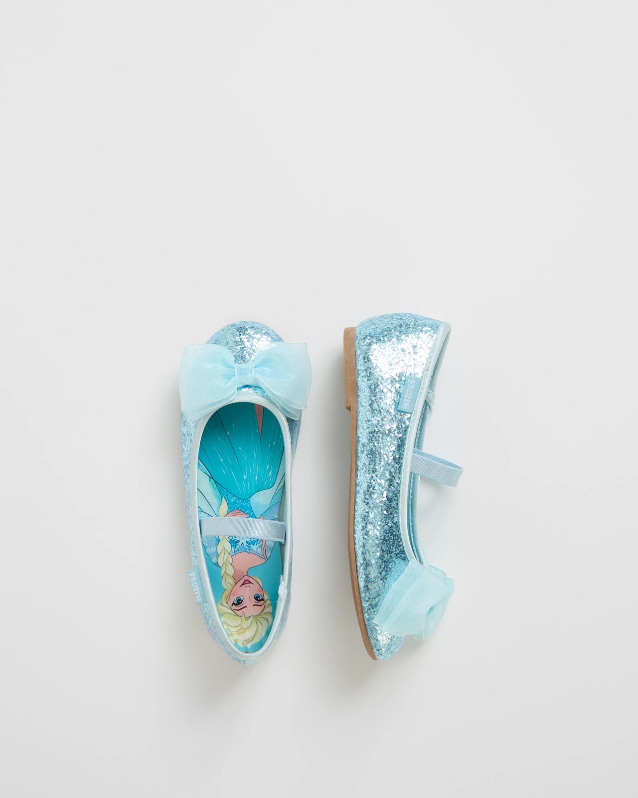 Disney Glitter Ballet Flats - Blue 3 of 3