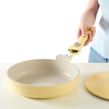 Anko 3 Piece Cast Iron Cookware Set - Butter