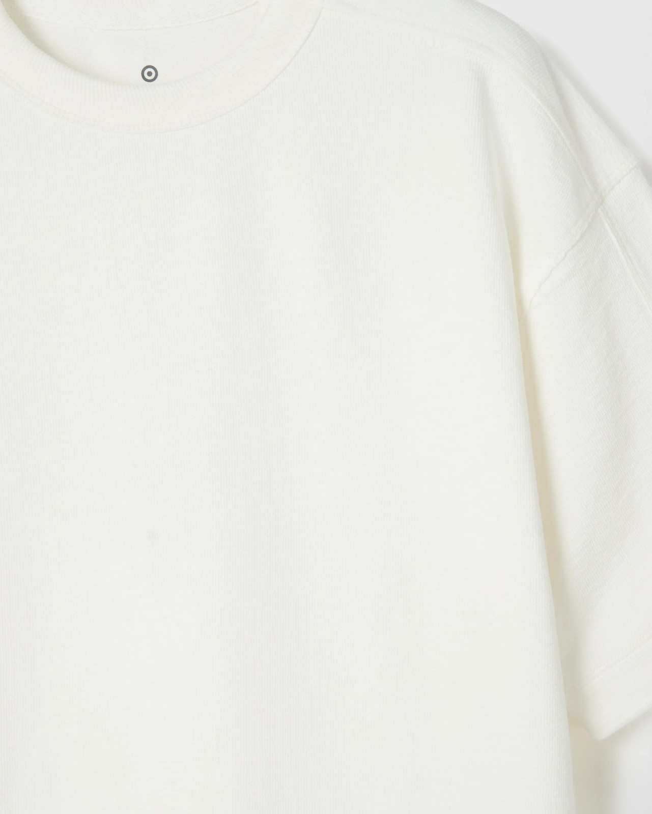 Australian Cotton Textured Oversized T-Shirt - White 6 of 6