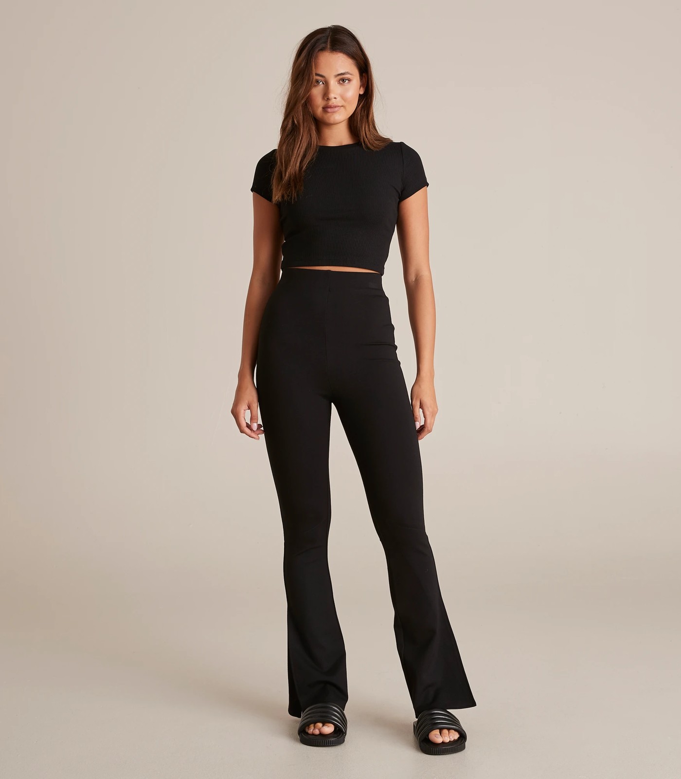 Women's Maternity Split Hem Pant made with Organic Cotton