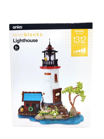 1312 Pieces Mini Blocks Building Series: Lighthouse - Anko