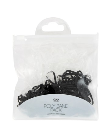 500 Piece Hair Poly Bands - OXX Haircare