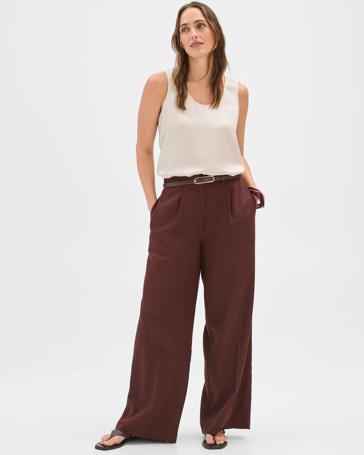 Preview Penny Sleeveless Scoop Neck Satin Top