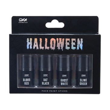 4 Piece Halloween Face Paint Sticks - OXX Cosmetics