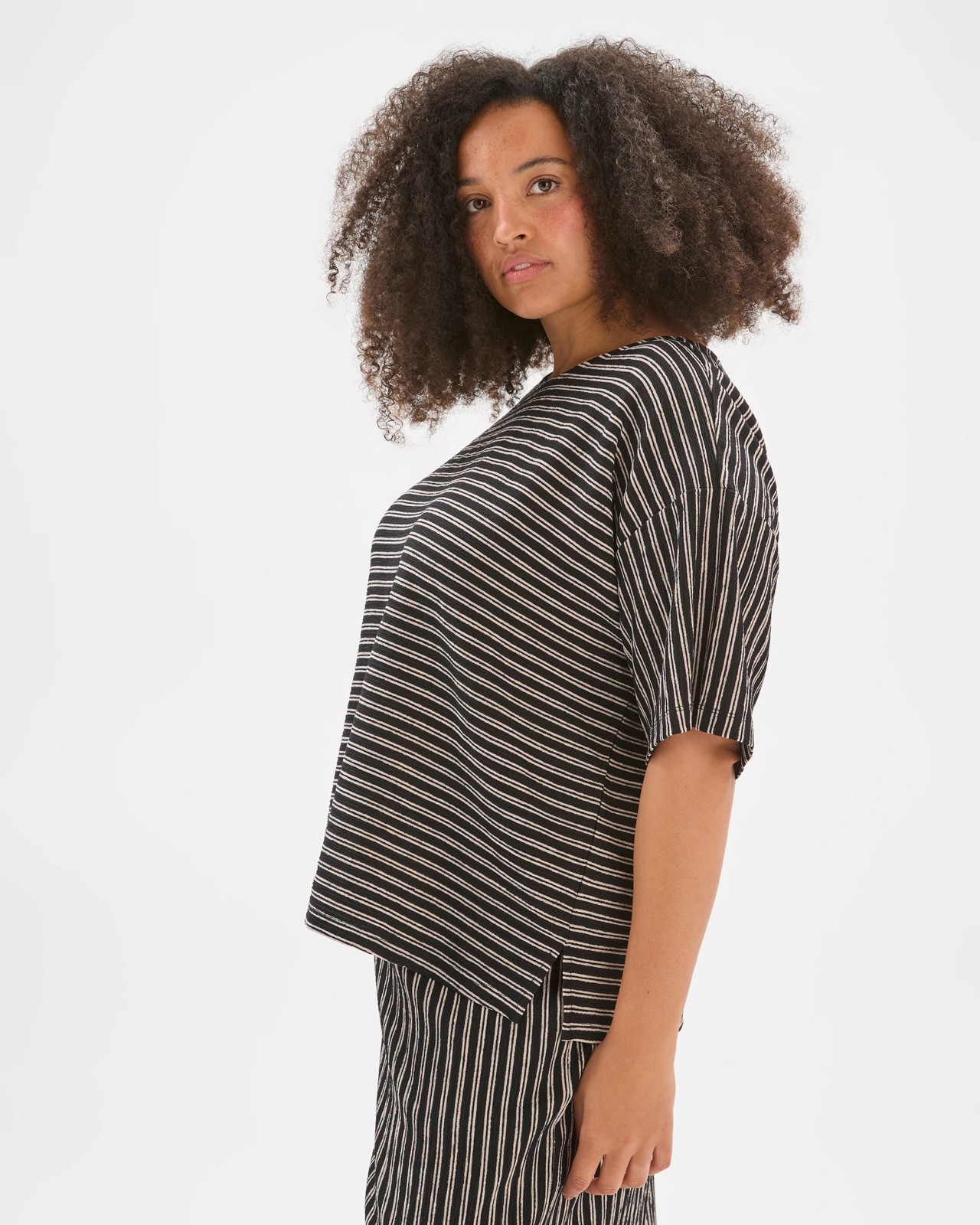 Plus Size Short Sleeve Textured Top 4 of 6