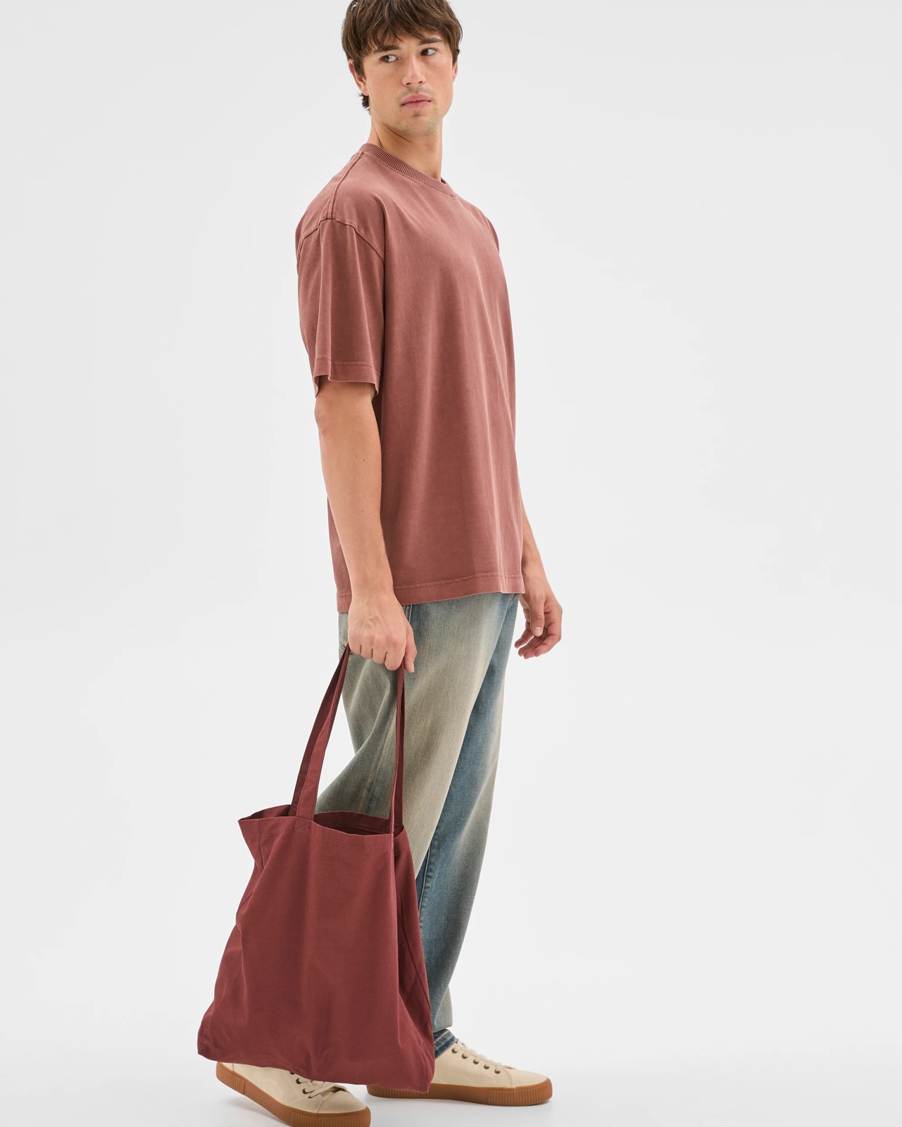 Commons Australian Cotton Boxy Heavyweight Core T-Shirt - Rust  2 of 6