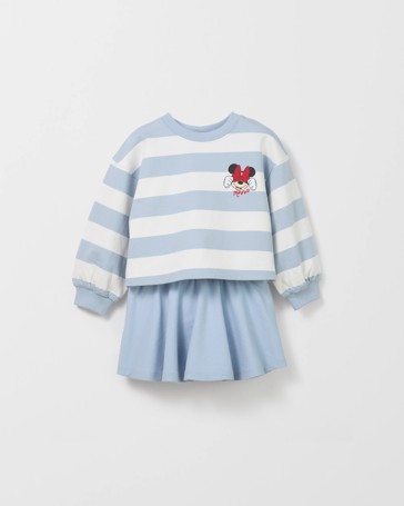 Disney Minnie Australian Cotton Sweat Top and Skirt Set