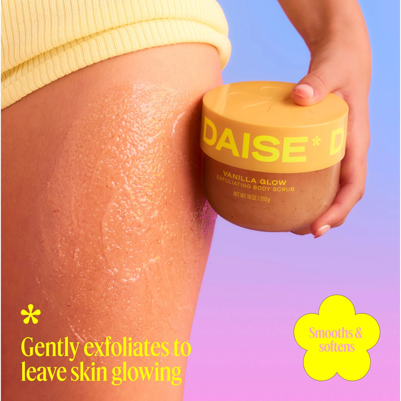 DAISE Exfoliating Body Scrub 510g - Vanilla Glow 3 of 5