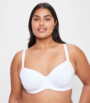 Hestia Women's Minimiser Bra - White - Size 20D