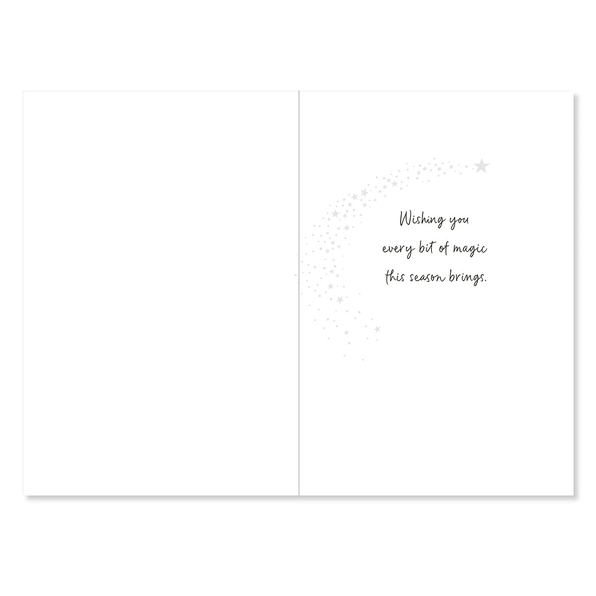 Hallmark Christmas Card - Gold Santa 2 of 3