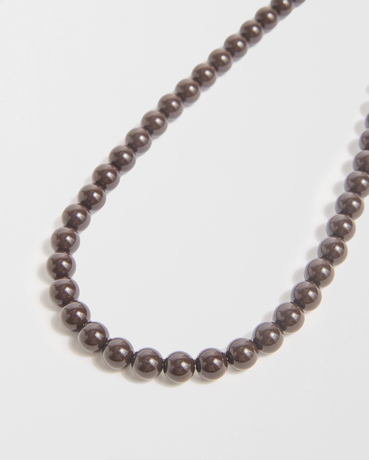 Essential Bead Necklace - Chocolate 2 of 2