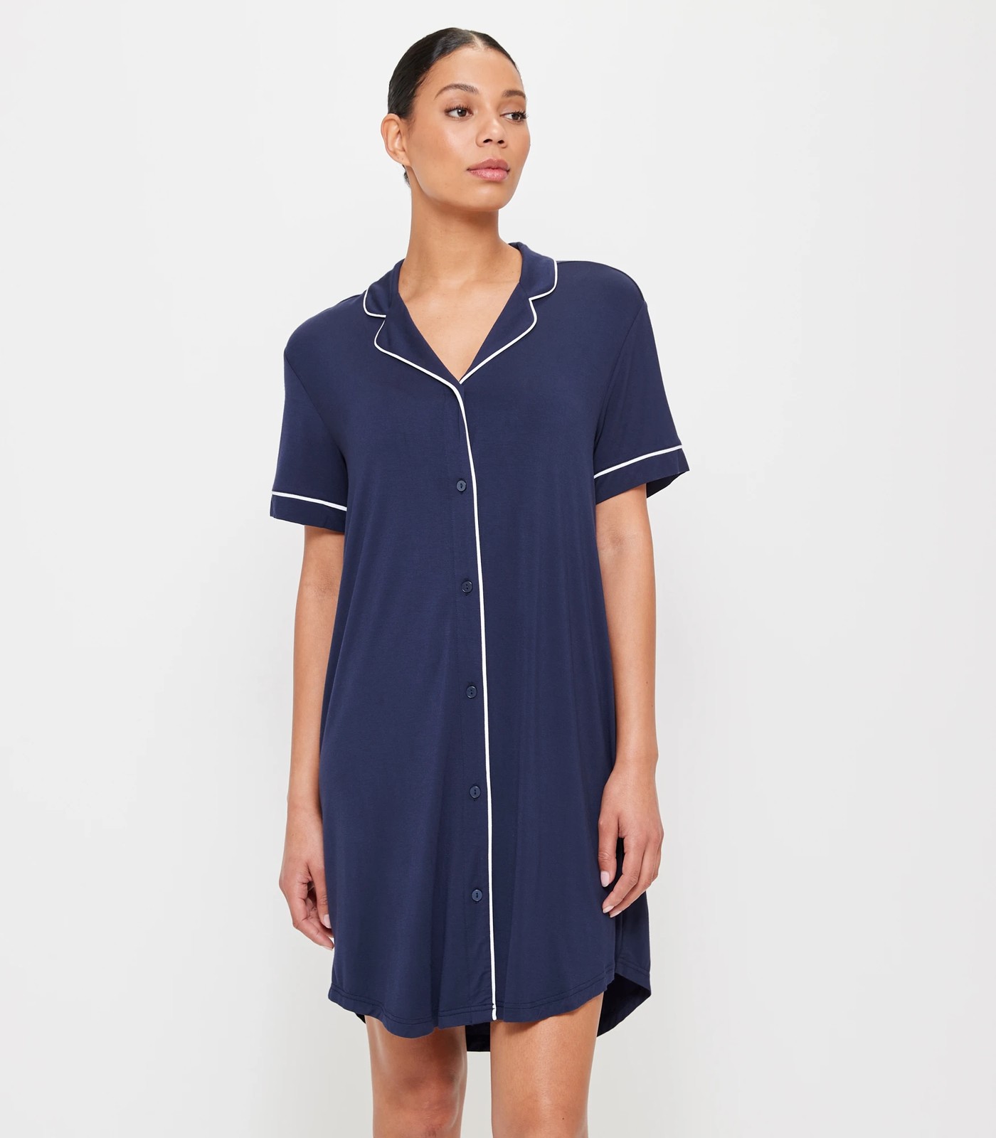 Soft Comfort Bamboo Sleep Nightie - Peacoat Blue | Target Australia