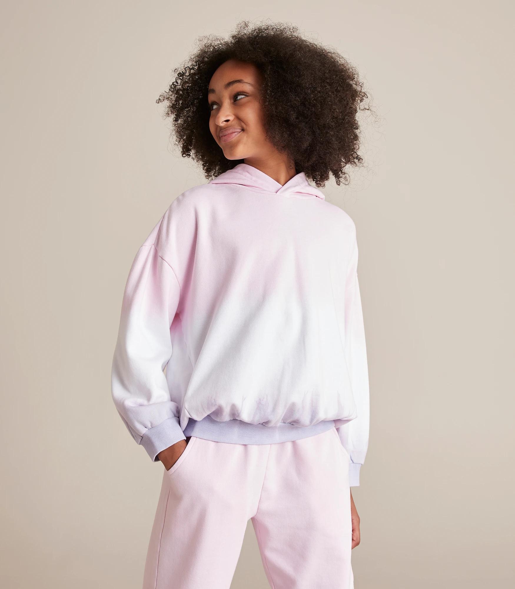 tye dye pink hoodie