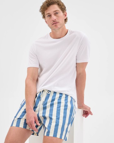 Volley Seersucker Swim Boardshorts