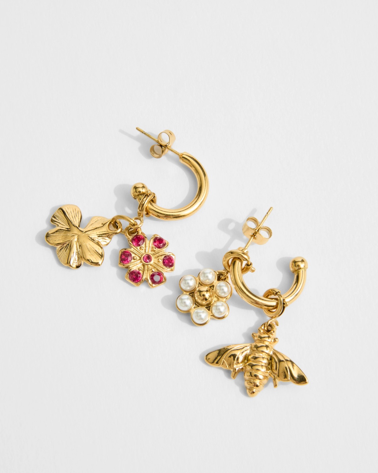 Waterproof 3 Pack Garden Theme Charm Set 4 of 5