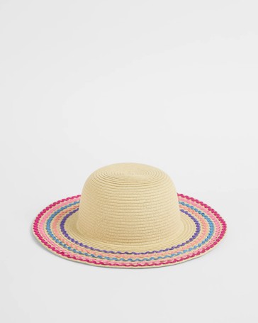 Ric Rac Wide Brim Hat