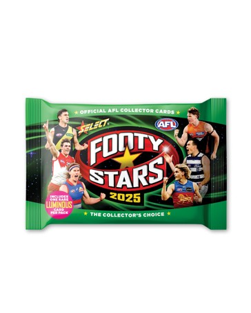 2025 Select Official AFL Footy Stars Cards Pack Trading Card Game