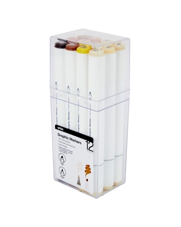 Anko 12 Pack Graphic Markers