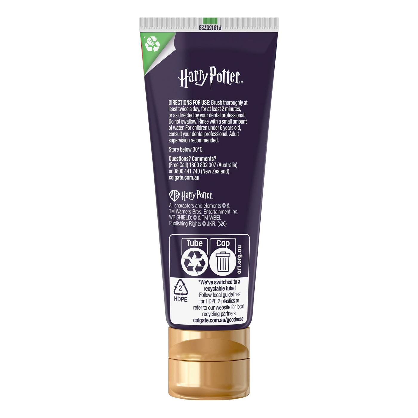 Colgate Harry Potter Bubbling Cauldron Bubble Fruit Toothpaste 100g 3 of 5