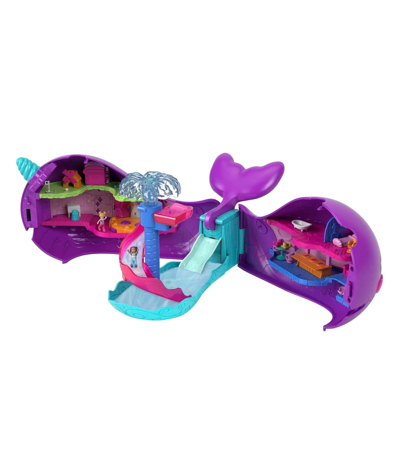 Polly Pocket Sparkle Cove Adventure Narwhal Adventurer Boat Playset : Target