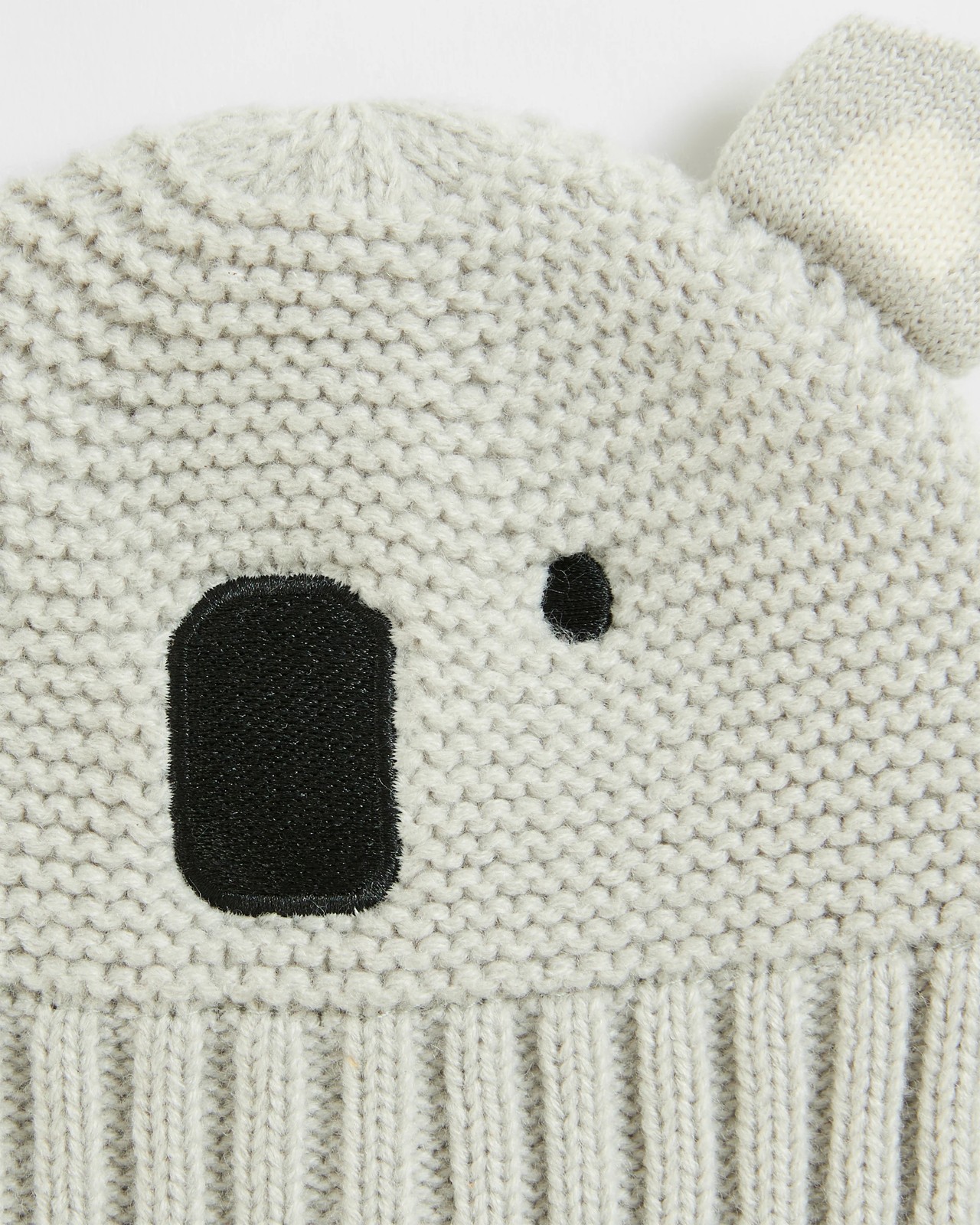 Baby Embroidered Koala Beanie 2 of 2