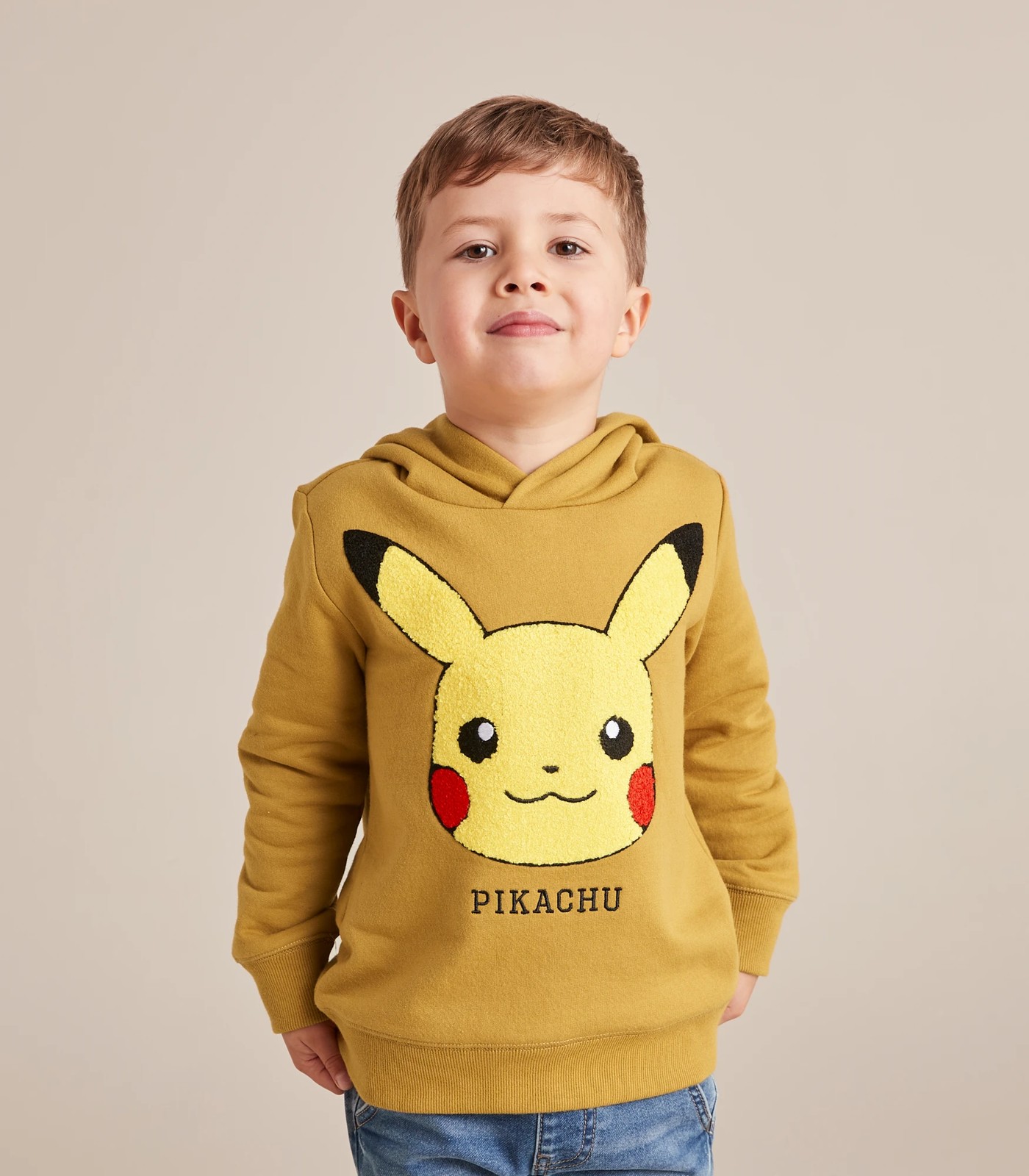 Loose Fit Sweatshirt - Brown/Pokémon - Men