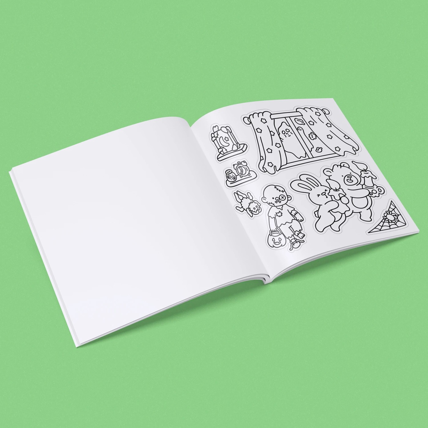 Spooky Cute Stickers by Stacy Levina - Book 4 of 5