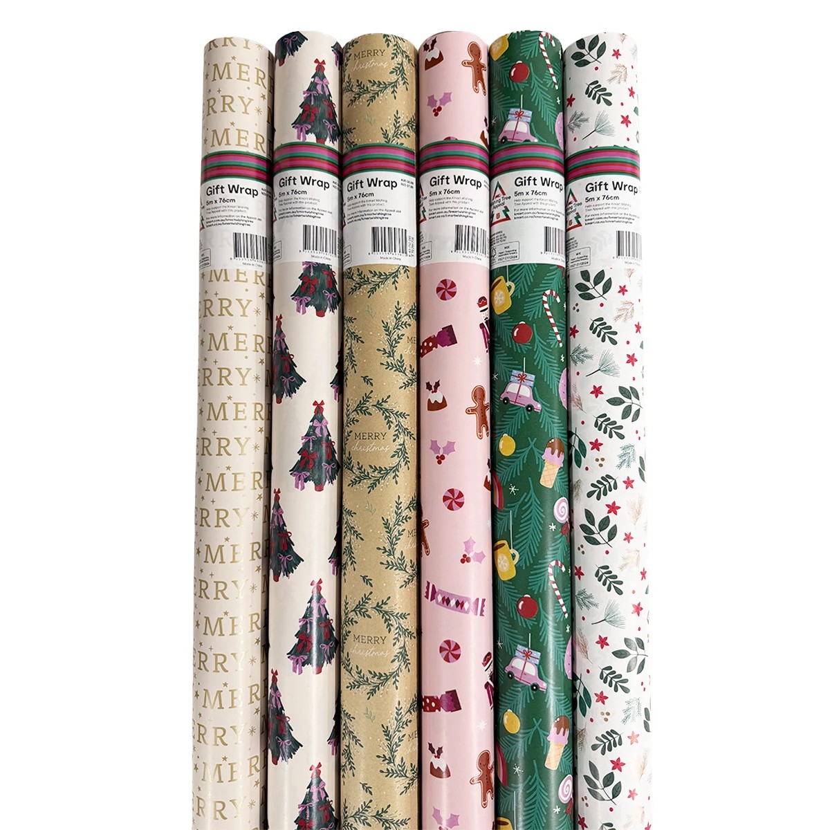 Wishing Tree Christmas Wrapping Paper - 5m, Assorted 2 of 6