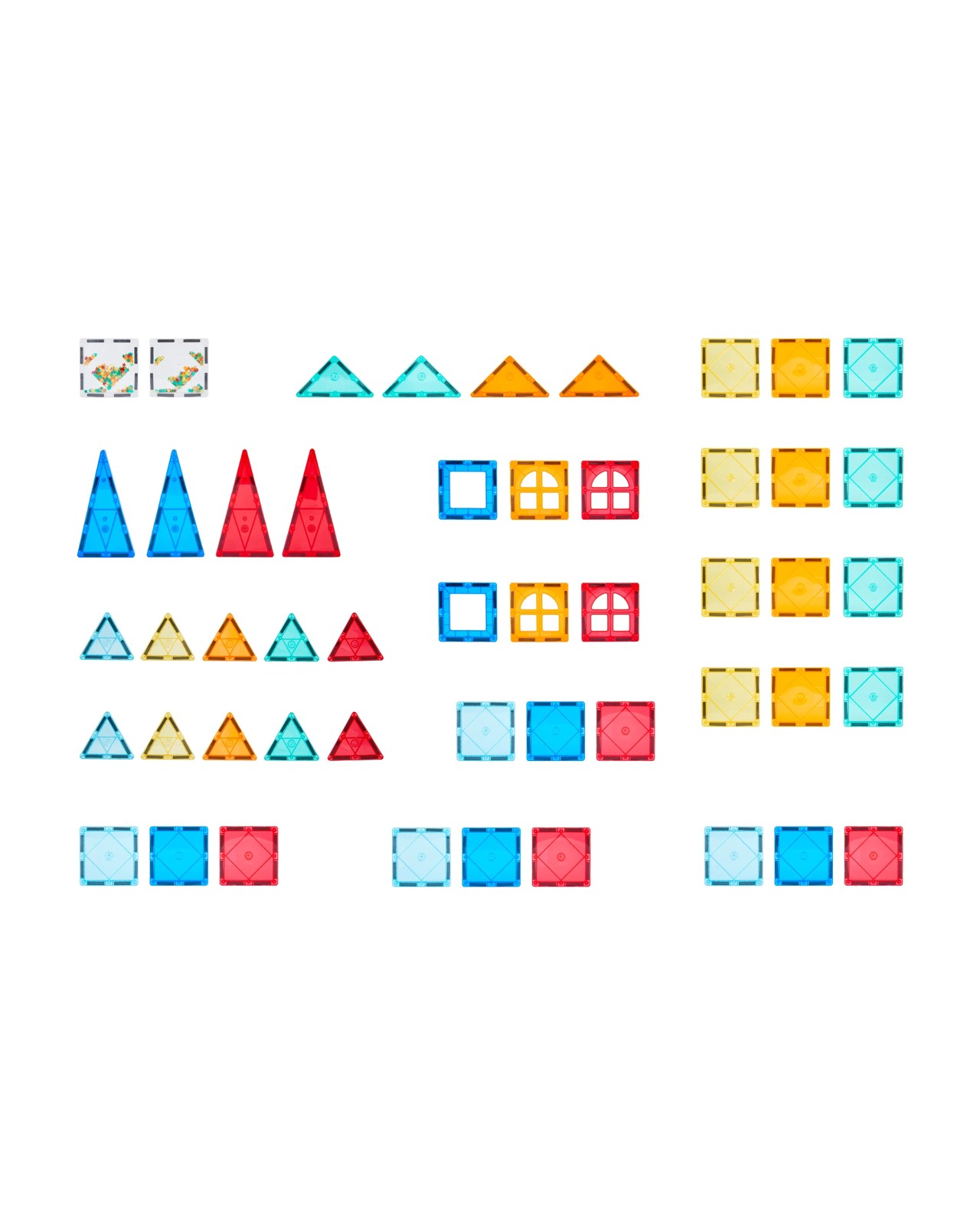 Anko 50 Piece Magnetic Tiles Set with Storage 5 of 5