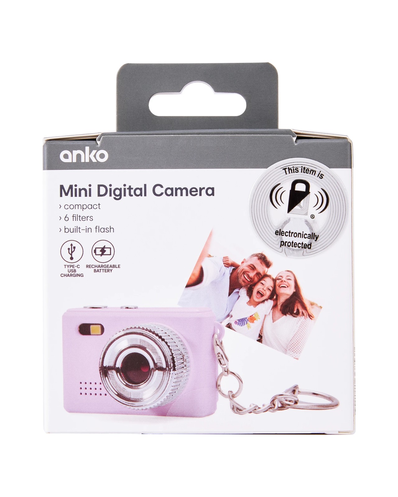 Mini Digital Camera, Lilac - Anko 6 of 6
