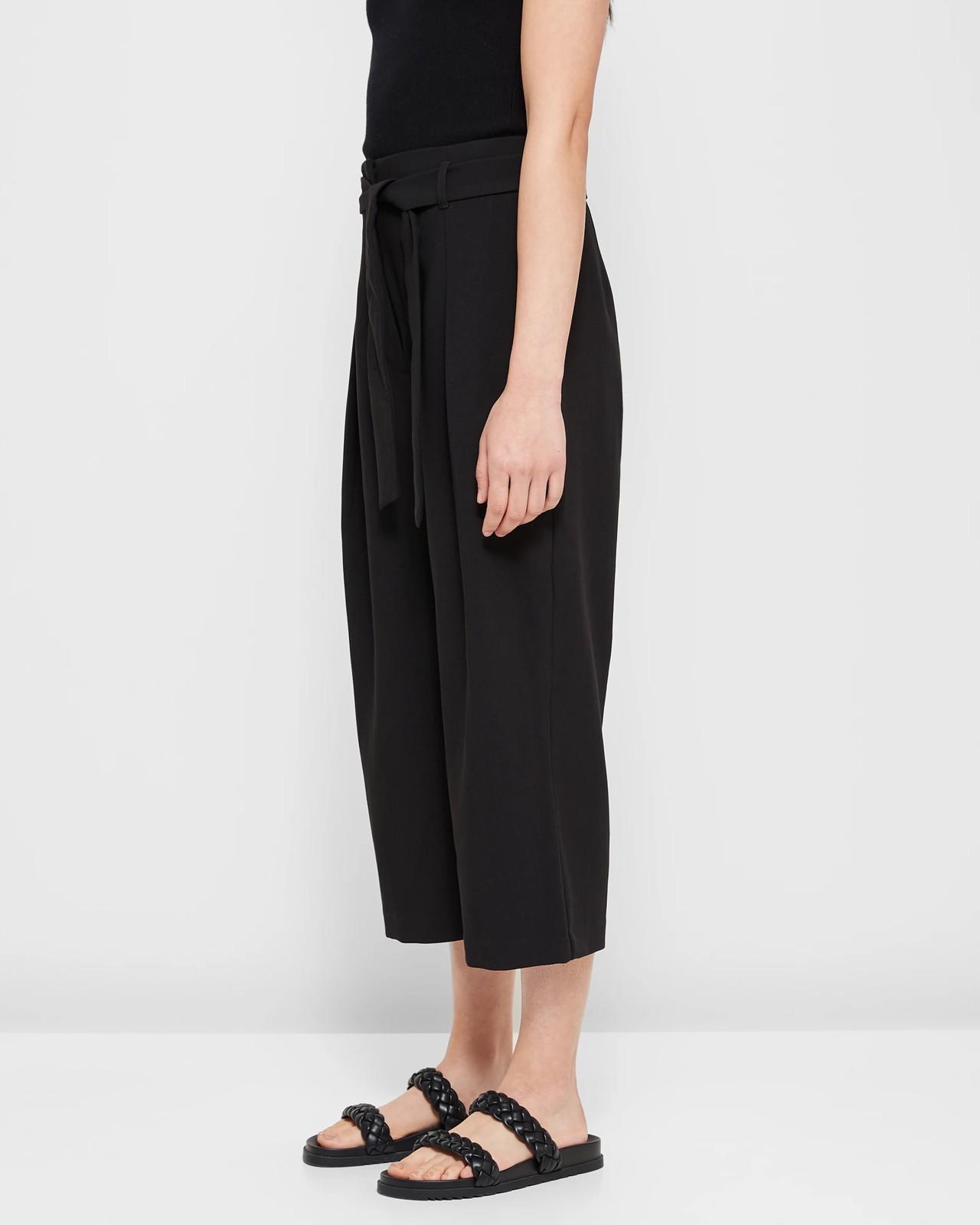 Belted Culotte Pants - Preview