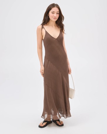 Lily Loves Bias Spliced Midi Dress