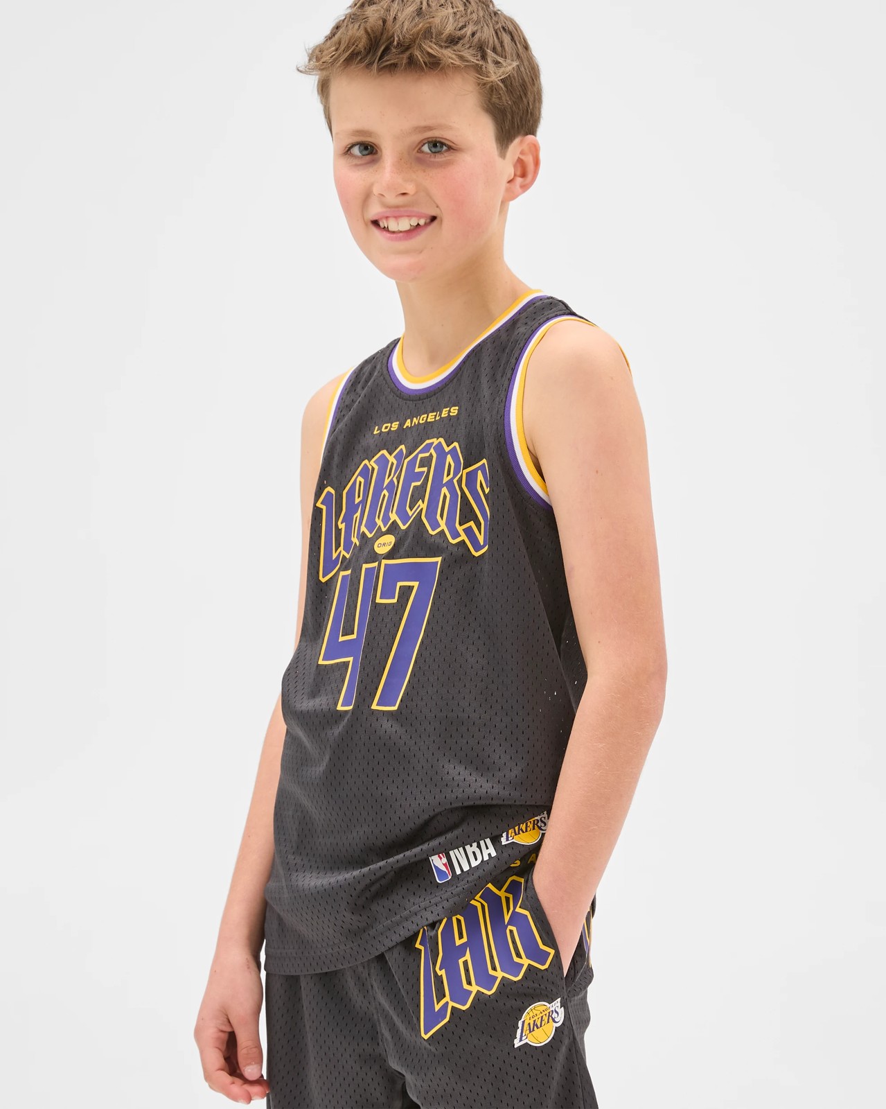 NBA Knee Length Mesh Shorts - Black 2 of 6