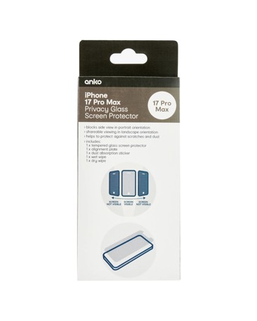 iPhone 17 Pro Max Privacy Screen Protector - Anko