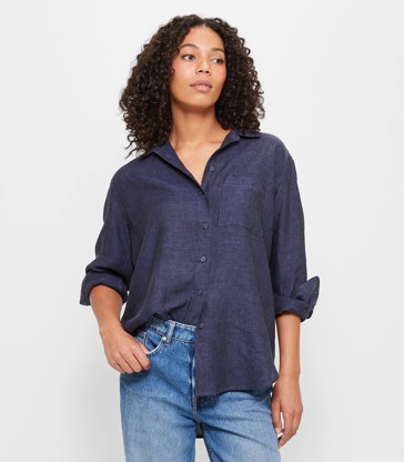 European Linen Long Sleeve Shirt