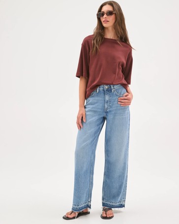 Petites Australian Cotton Heavyweight Boxy T-Shirt