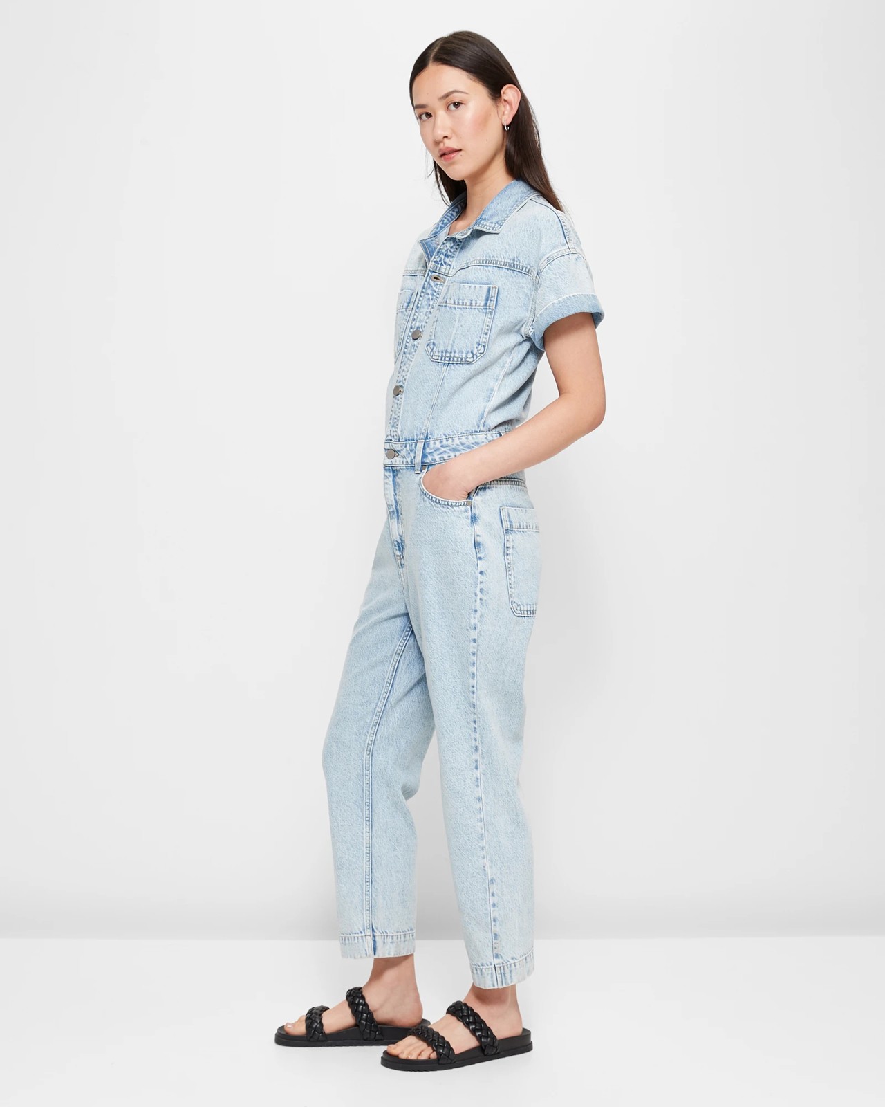 Denim store boiler playsuit