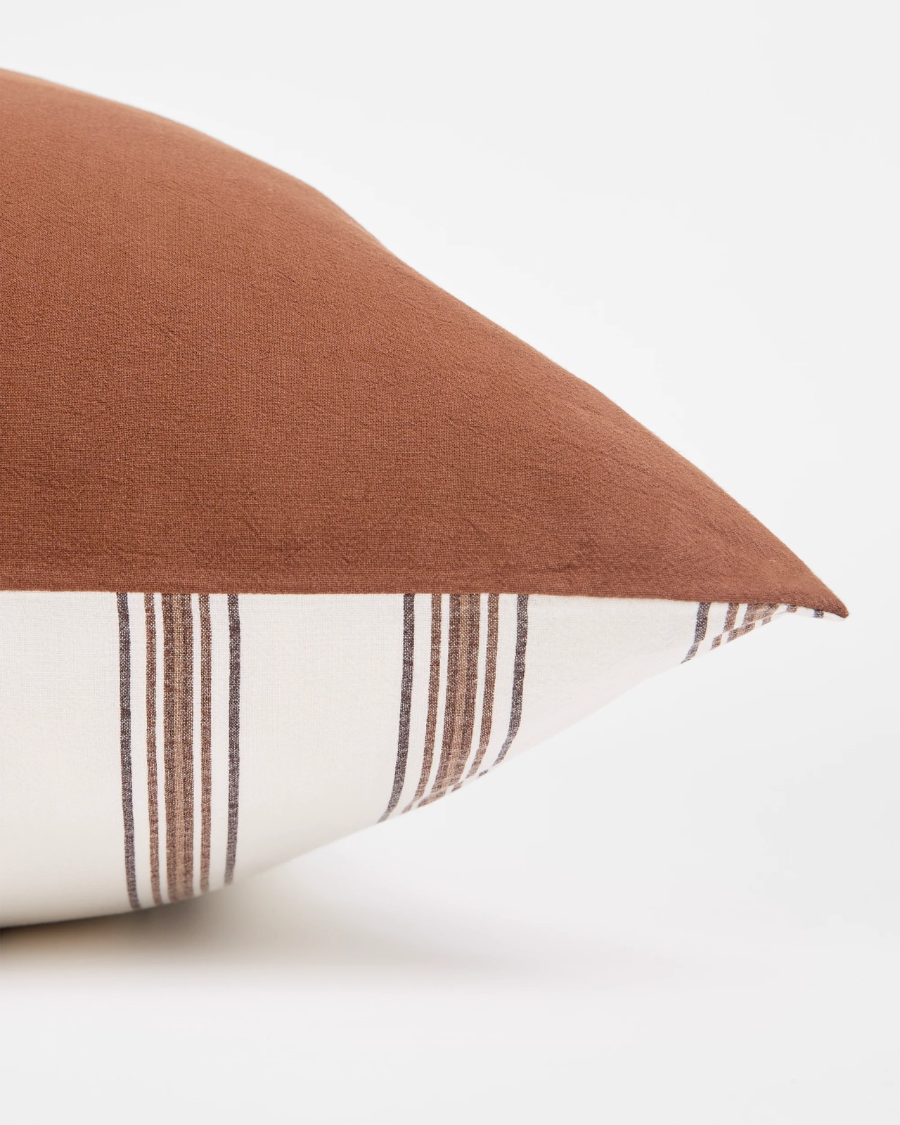 Arlo Cotton Stonewash European Pillowcase - Tiramisu 2 of 5