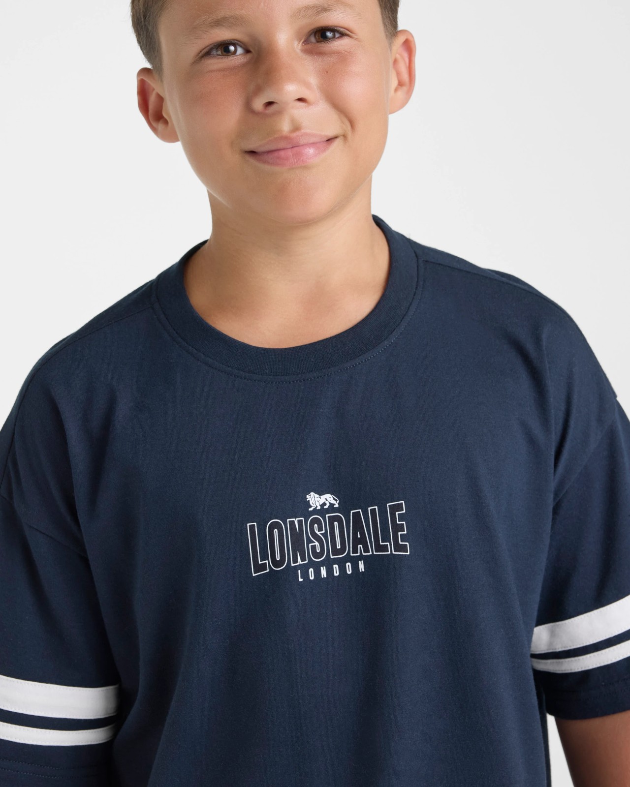 Lonsdale Short Sleeve Retro Sport T-Shirt 3 of 5