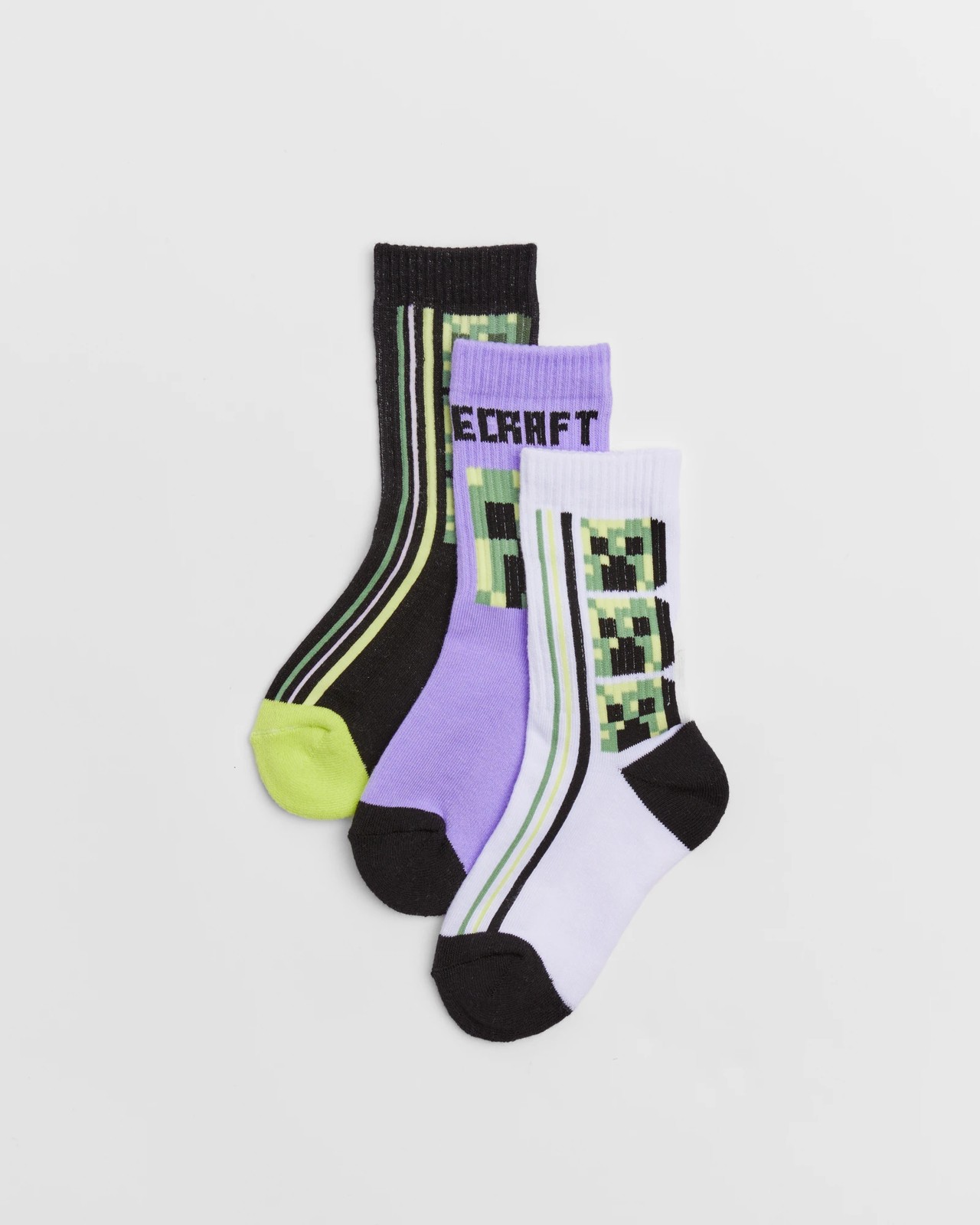 Minecraft Crew Socks - 3 Pack