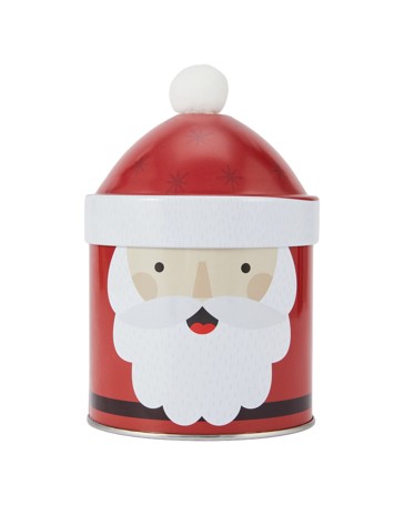 Anko Christmas Santa Tin Candle