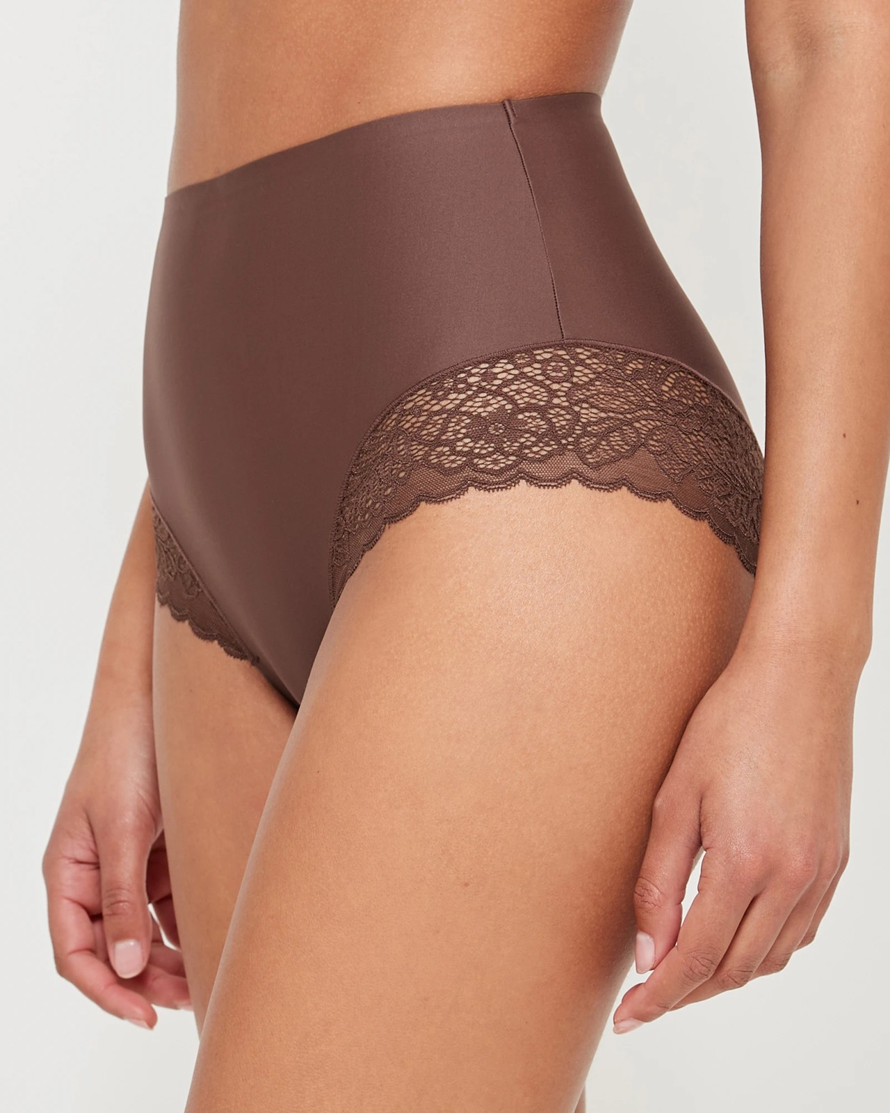 Bella Bonded Micro and Lace Full Briefs 2 of 3