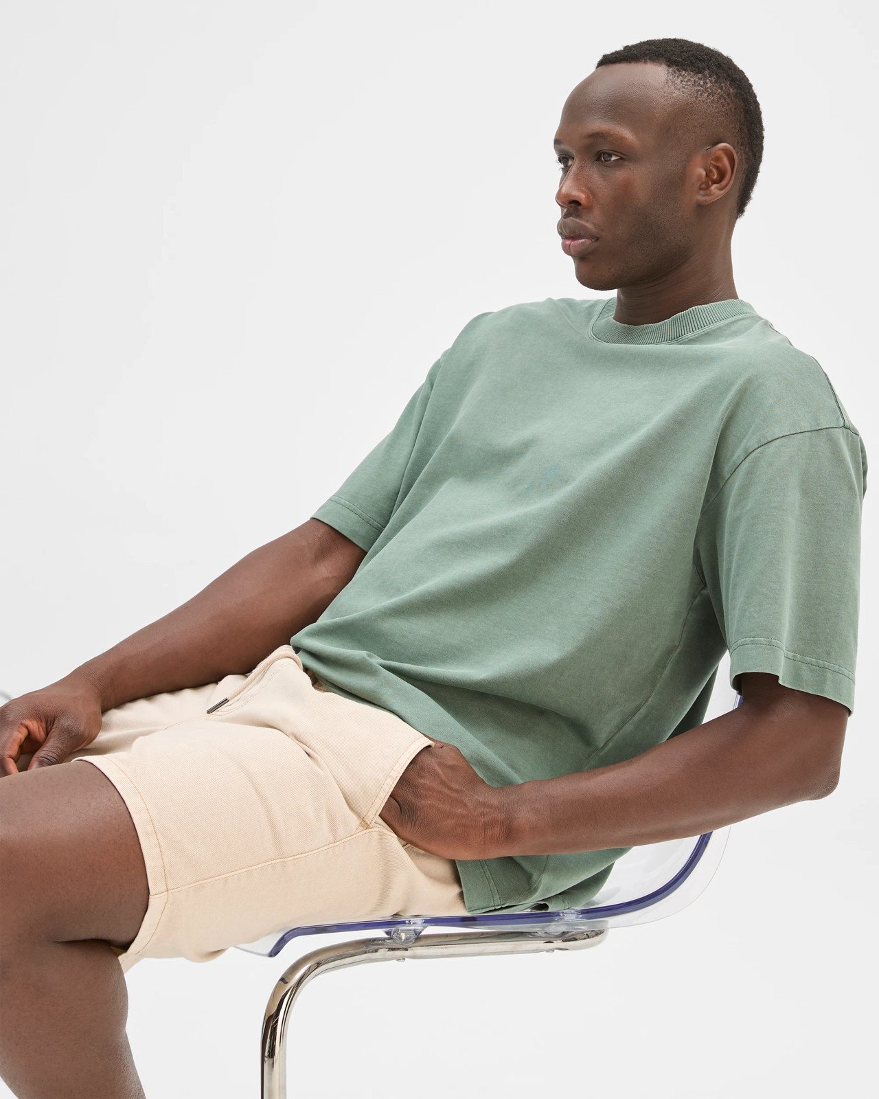 Commons Australian Cotton Twill Volley Shorts - Sand 4 of 6